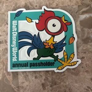 Hei Hei Annual Passholder Magnet WDW Moana Sidekick